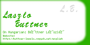 laszlo buttner business card
